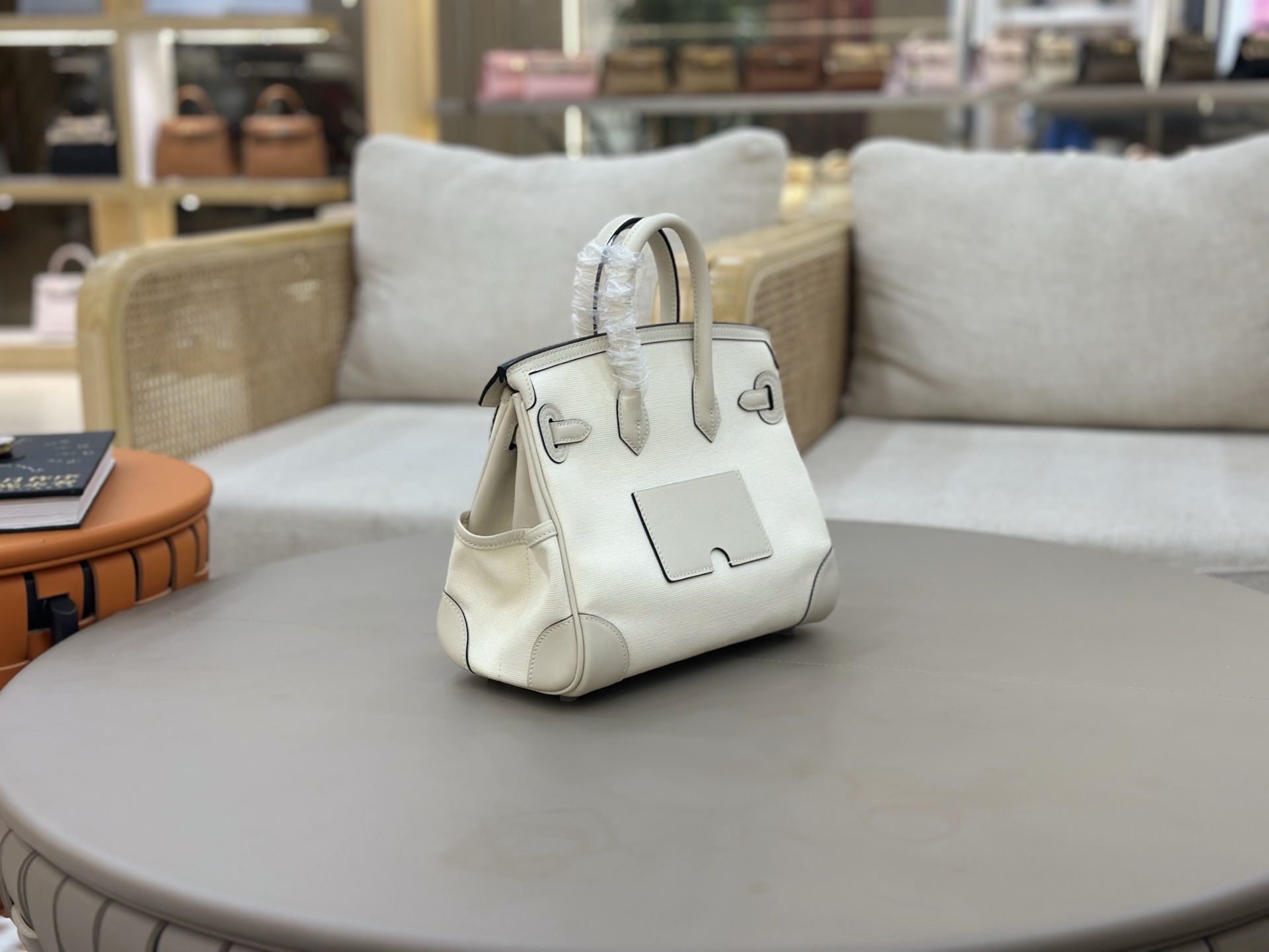 Hermes Cargo Birkin 25 White 25cm everyday