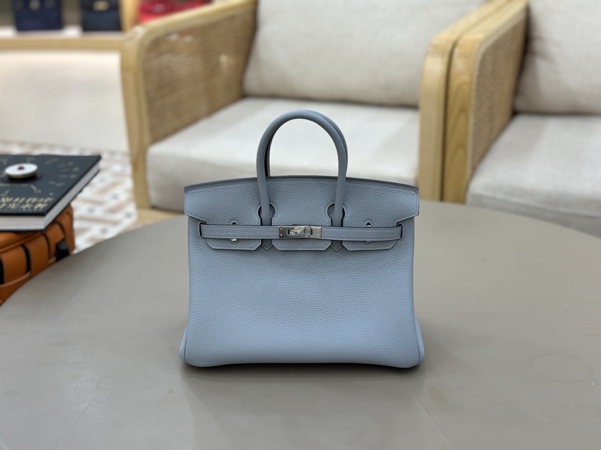 NO:919425,Platinum birkin 25cm togo leather, fully hand-sewn with wax thread, puppet gray, Hermes, hermes, Hermes,19860909铂金birkin25cm togo皮 全手工蜡线缝制 木偶灰,爱马仕,hermes,Hermes,,Bag