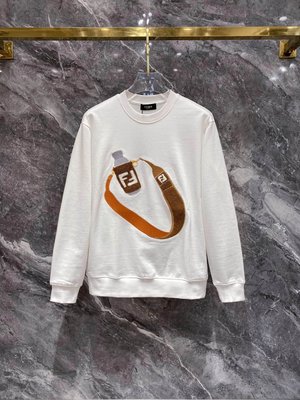 Fendi Clothing Sweatshirts New 2023 Embroidery Unisex