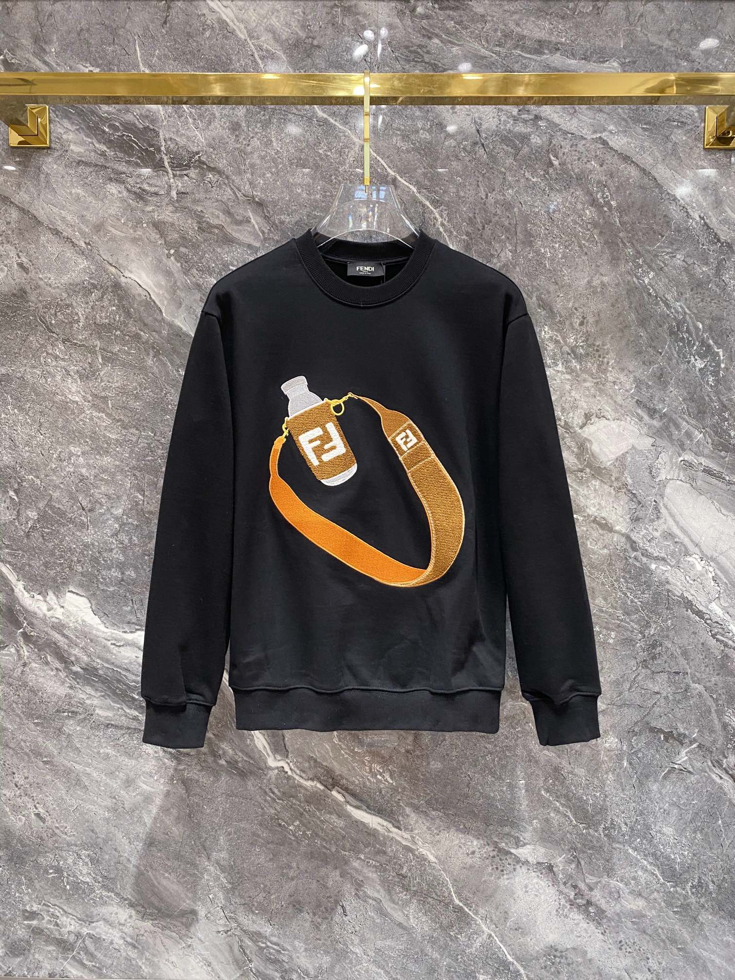Fendi Clothing Sweatshirts Embroidery Unisex