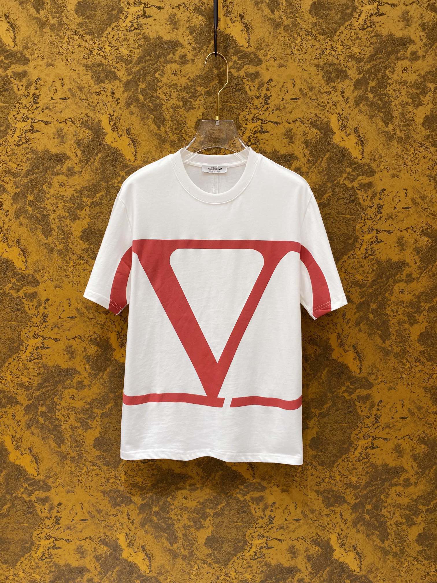 Valentino Replica’s
 Kleding T-Shirt Zwart Wit Katoen Fashion Korte mouw