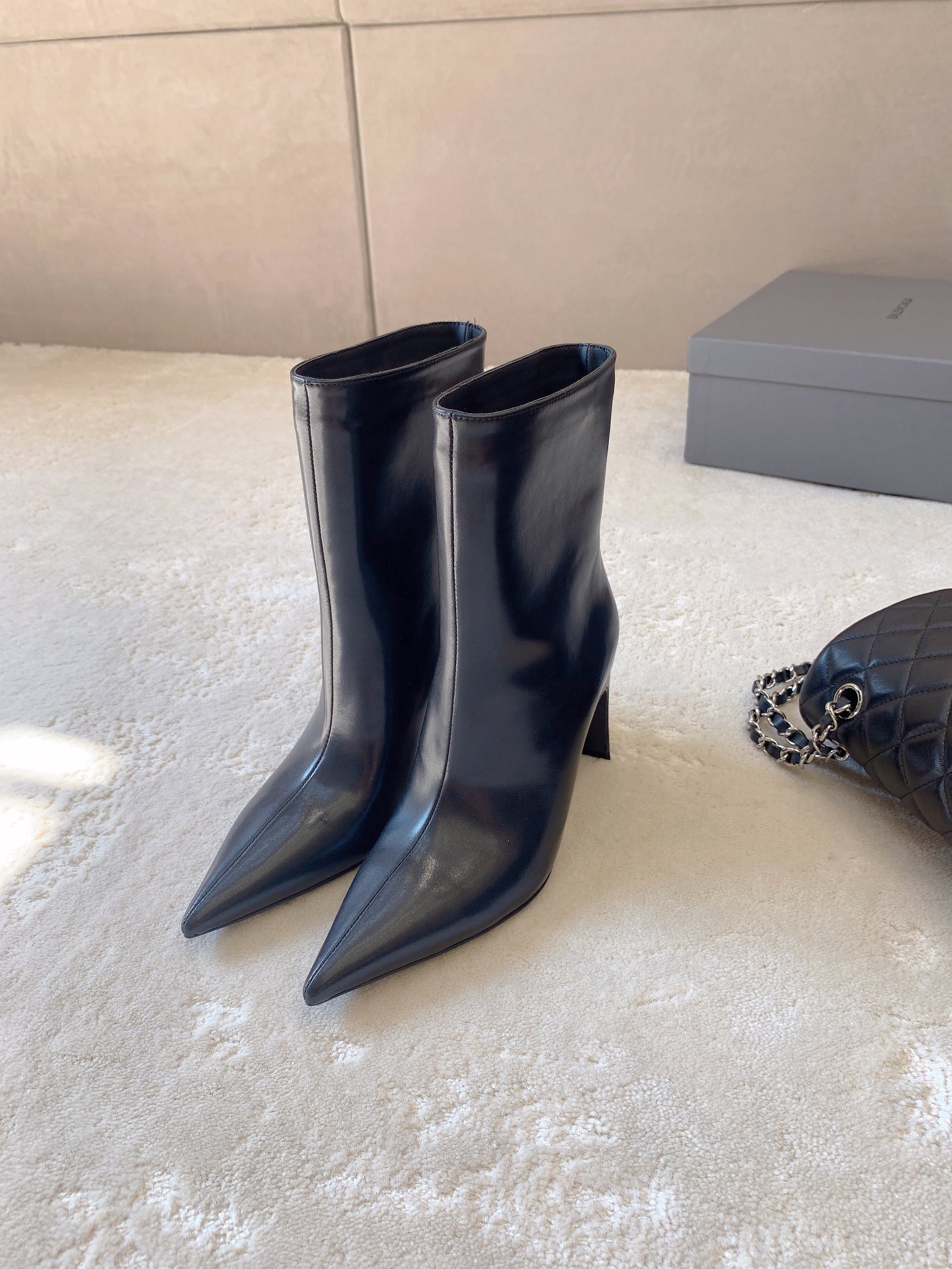 Balenciaga Copy
 Long Boots Short Boots Cowhide Genuine Leather Sheepskin