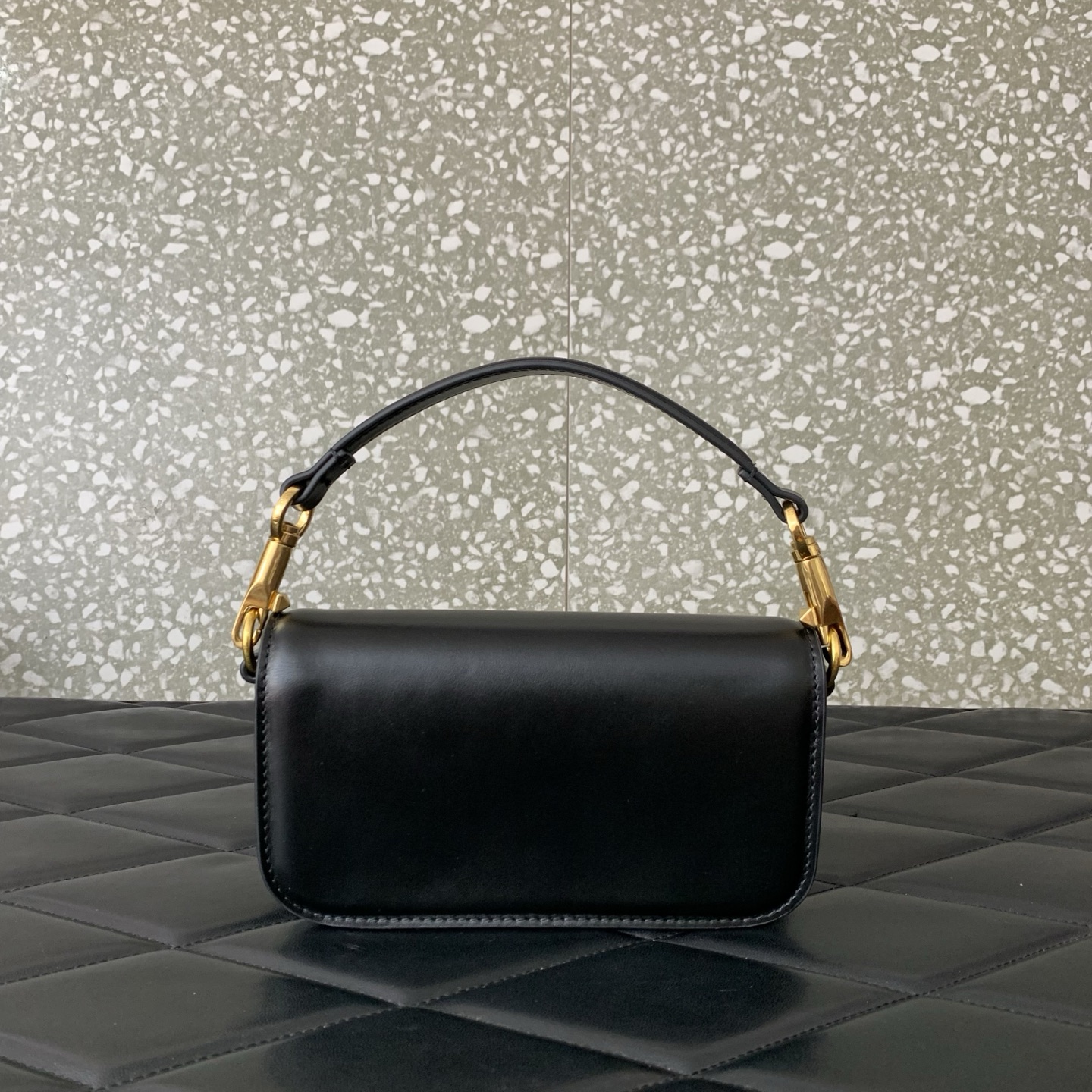 valentino garavani black loco jewel shoulder bag