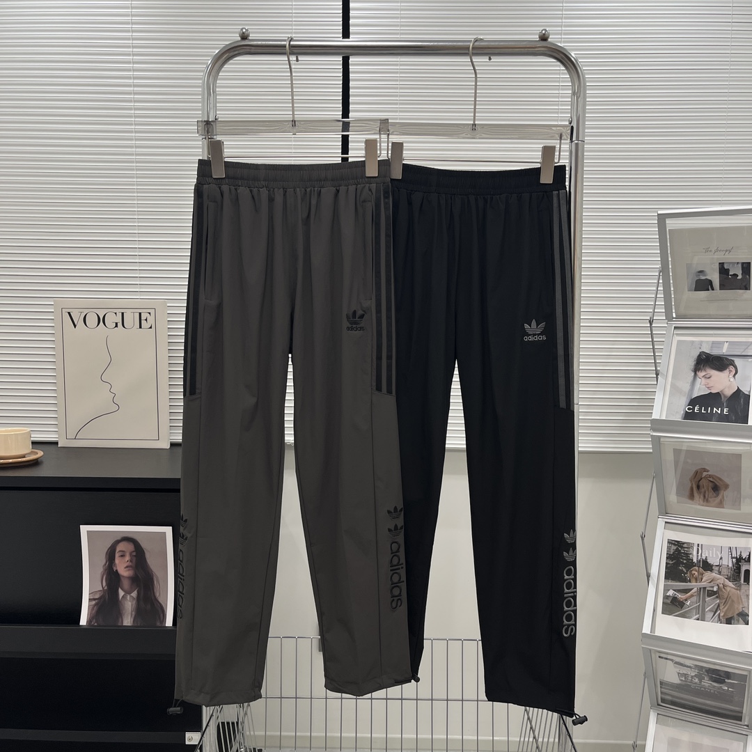 Adidas 2024 Embroidered Bars Sports Pants for Active Comfort and Style - 图片 1
