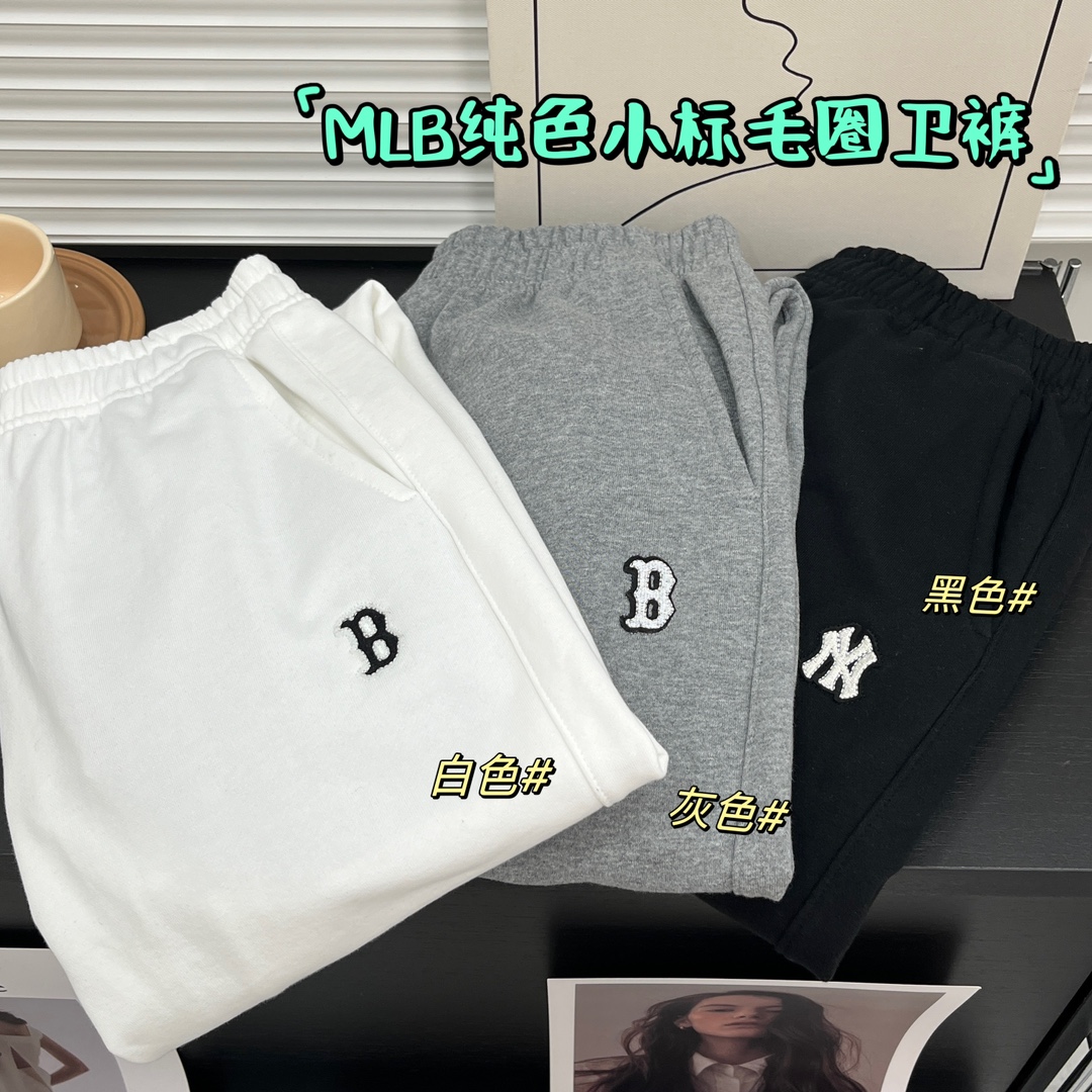 MLB Retrospect Series Sweatpants: Classic Style with Quality Embroidery, Comfortable and Stylish Fit - 图片 1