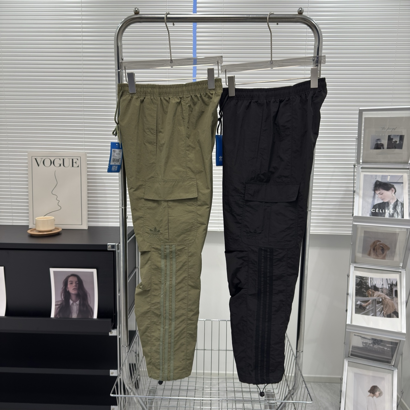 Adidas 三叶草 工装裤服装,男,女 4