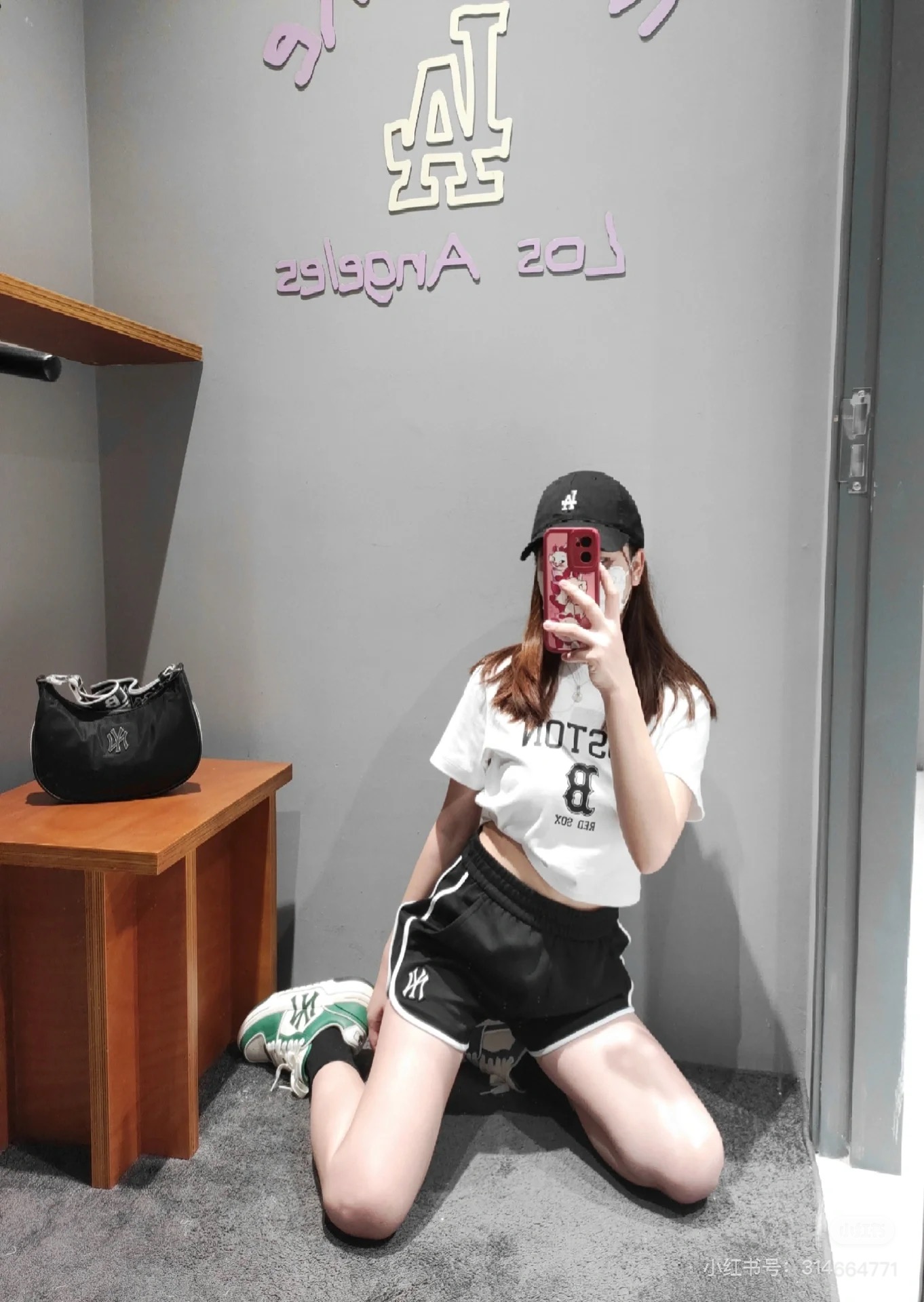 供货价:50💰『MLB刺绣篇』短版女款短袖,热销推选,原包装➕原吊牌 美式复古学院风 大标款