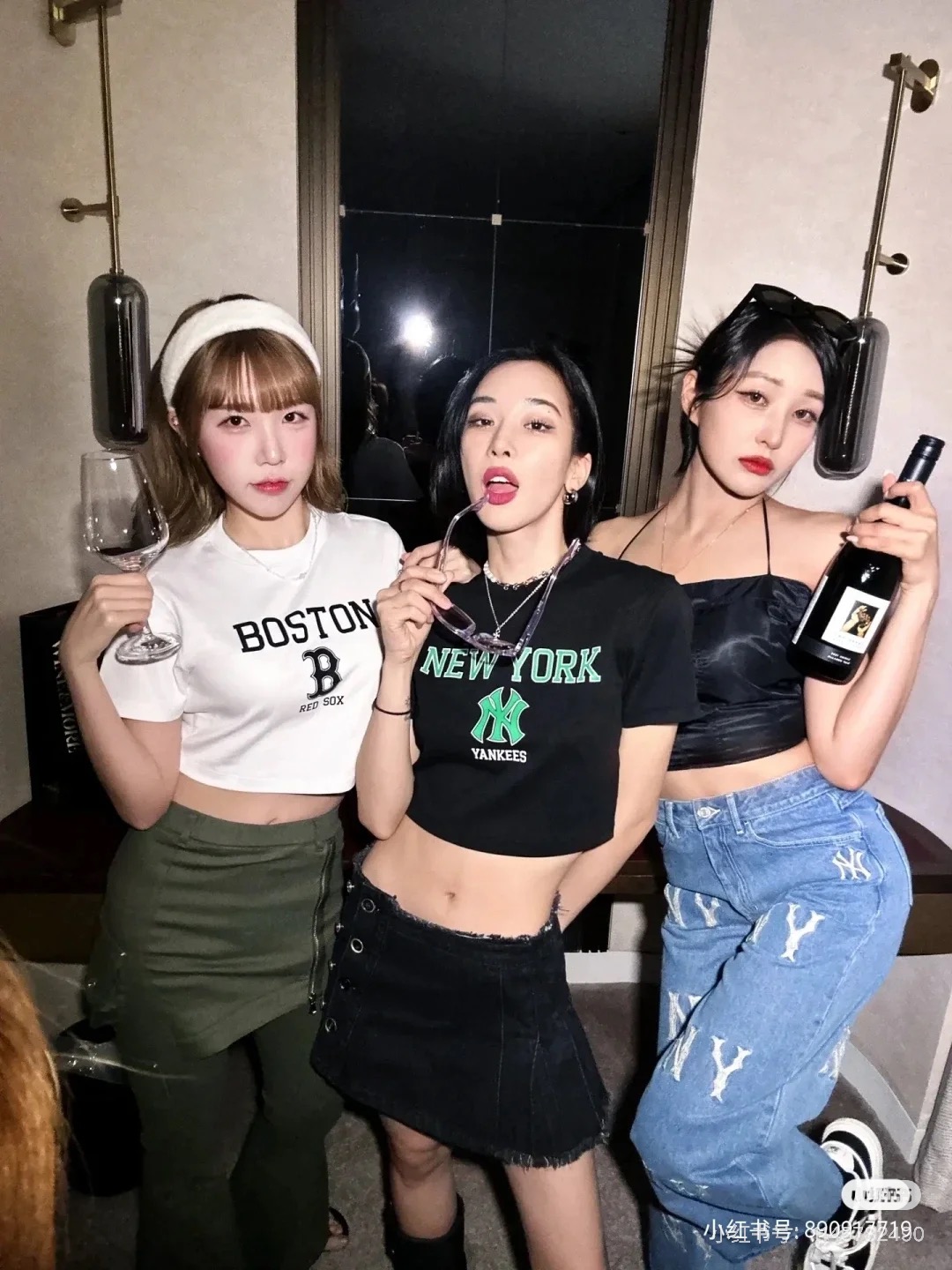 供货价:50💰『MLB刺绣篇』短版女款短袖,热销推选,原包装➕原吊牌 美式复古学院风 大标款