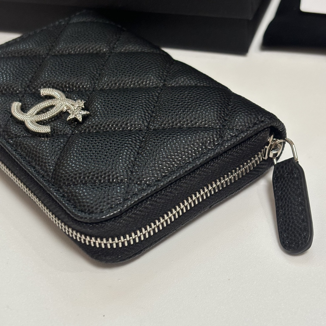 Chanel 升级版小香小拉链卡包 搭配新款luogo
