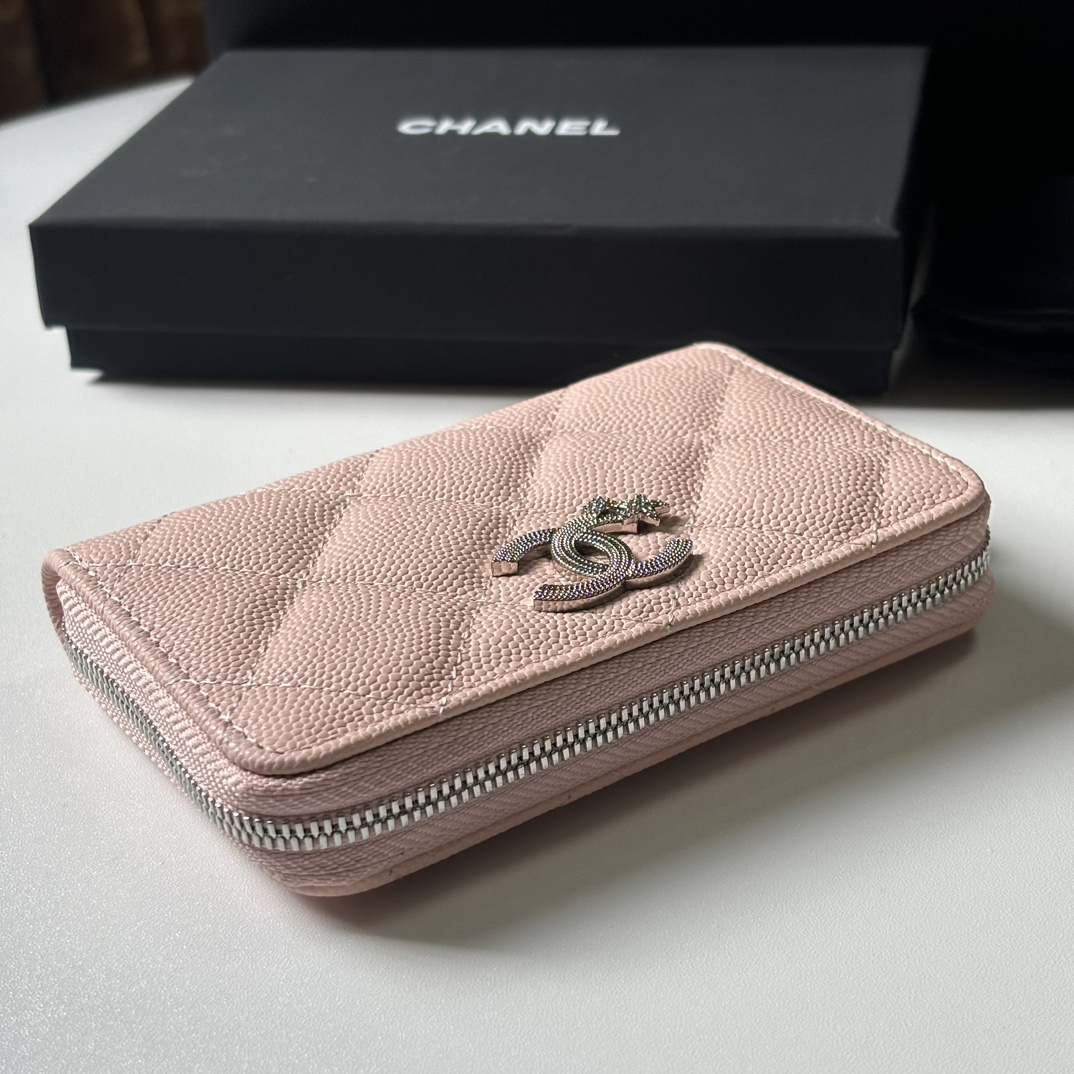 Chanel 升级版小香小拉链卡包 搭配新款luogo
