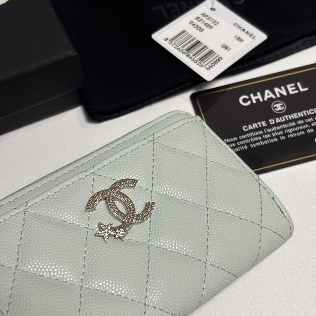 Chanel 升级版25新品小香7字型单拉卡包