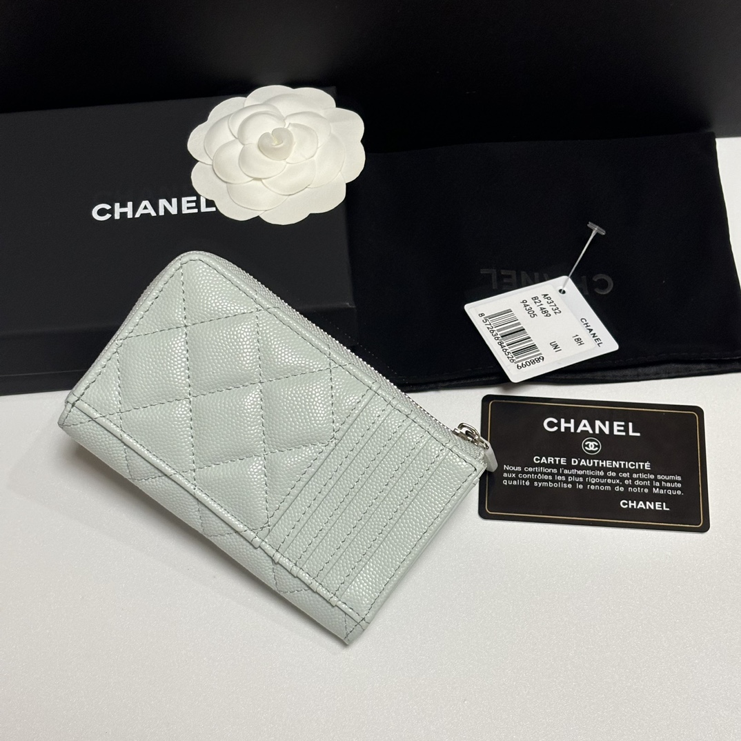 Chanel 升级版25新品小香7字型单拉卡包
