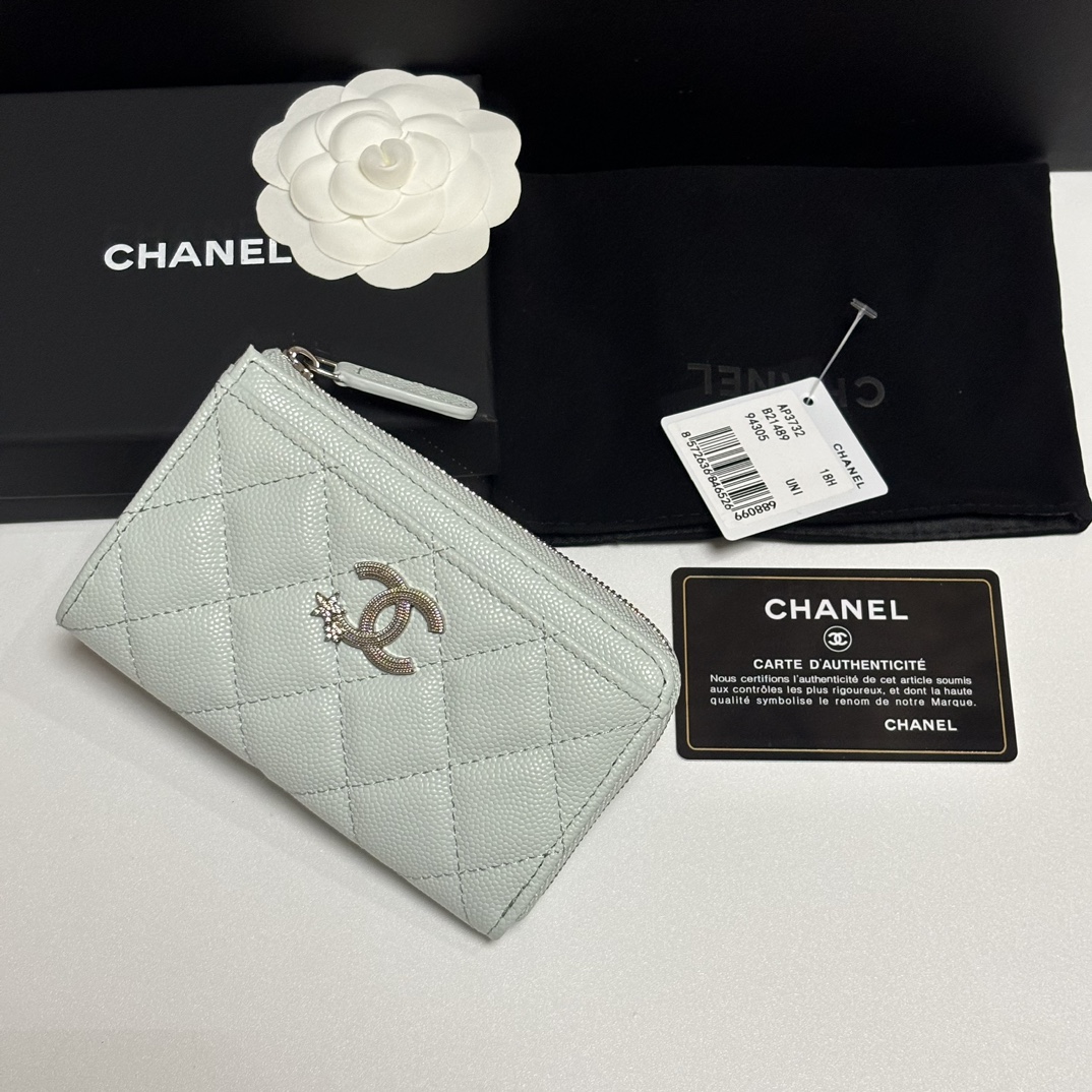 Chanel 升级版25新品小香7字型单拉卡包
