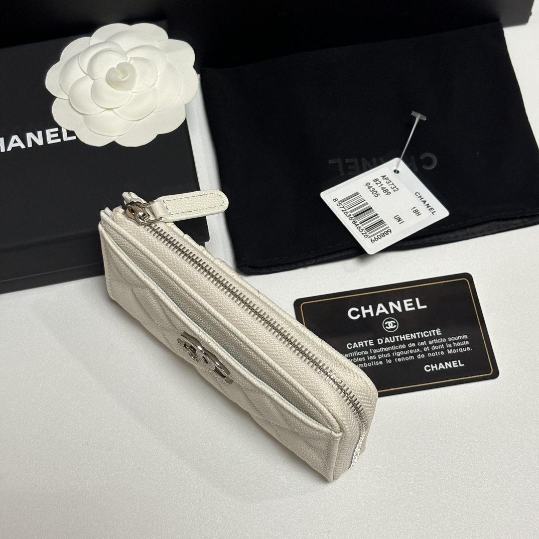 Chanel 升级版25新品小香7字型单拉卡包