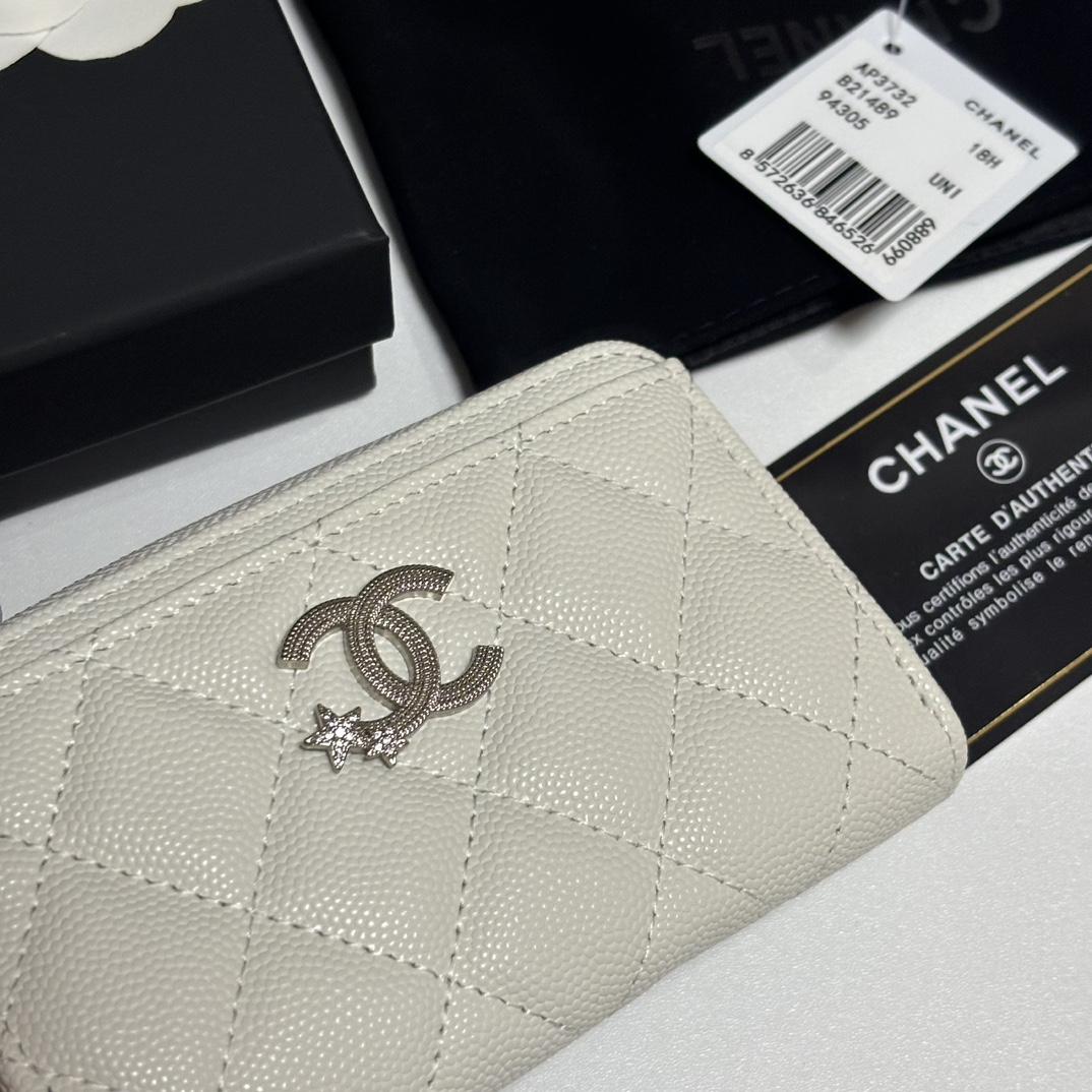Chanel 升级版25新品小香7字型单拉卡包