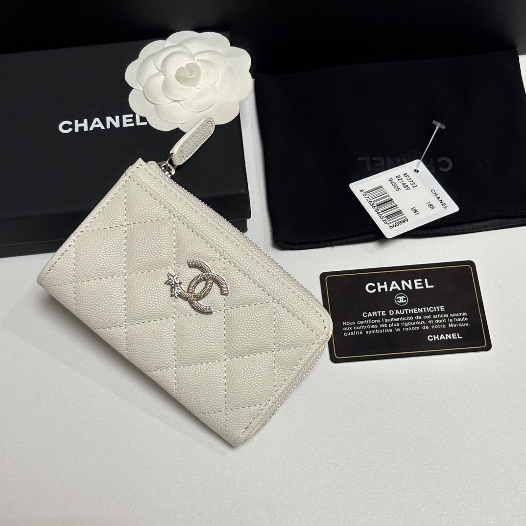 Chanel 升级版25新品小香7字型单拉卡包