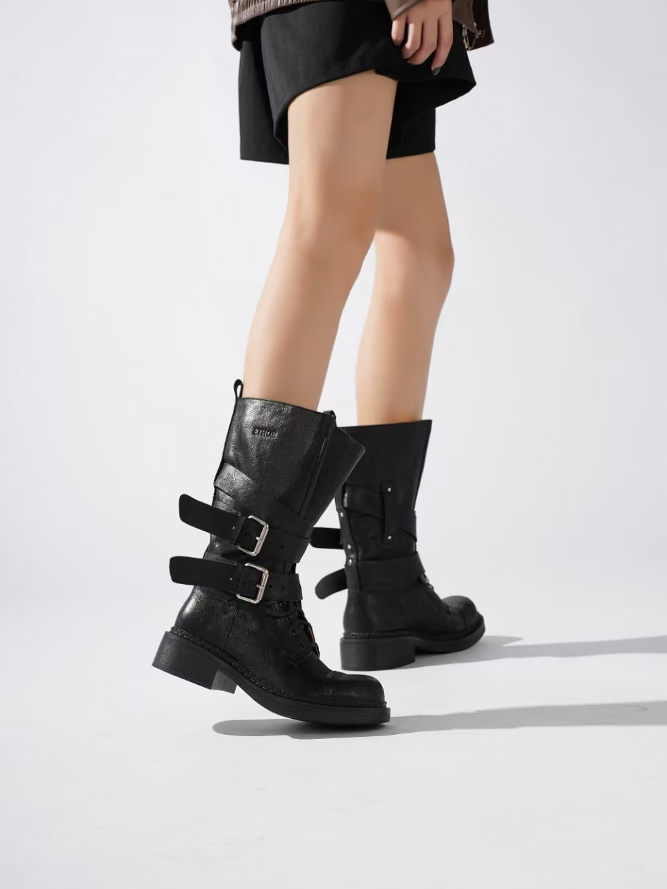 NO:415697,Black foot display, boots, boots19860909黑色上脚展示,靴子,boots,Women's Shoes