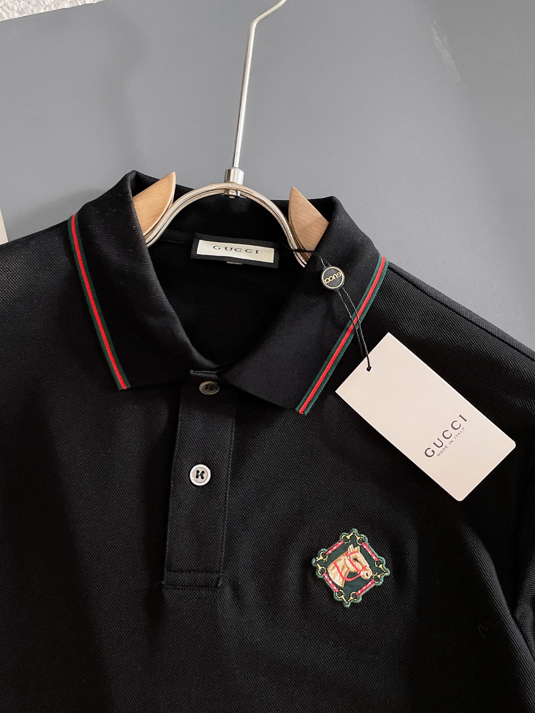 Gucci古奇2026ss夏季新款刺绣logo男士翻领Polo衫！经典商务男款，高端男装的天花板级别的商