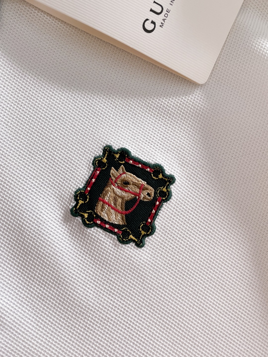 Gucci古奇2026ss夏季新款刺绣logo男士翻领Polo衫！经典商务男款，高端男装的天花板级别的商