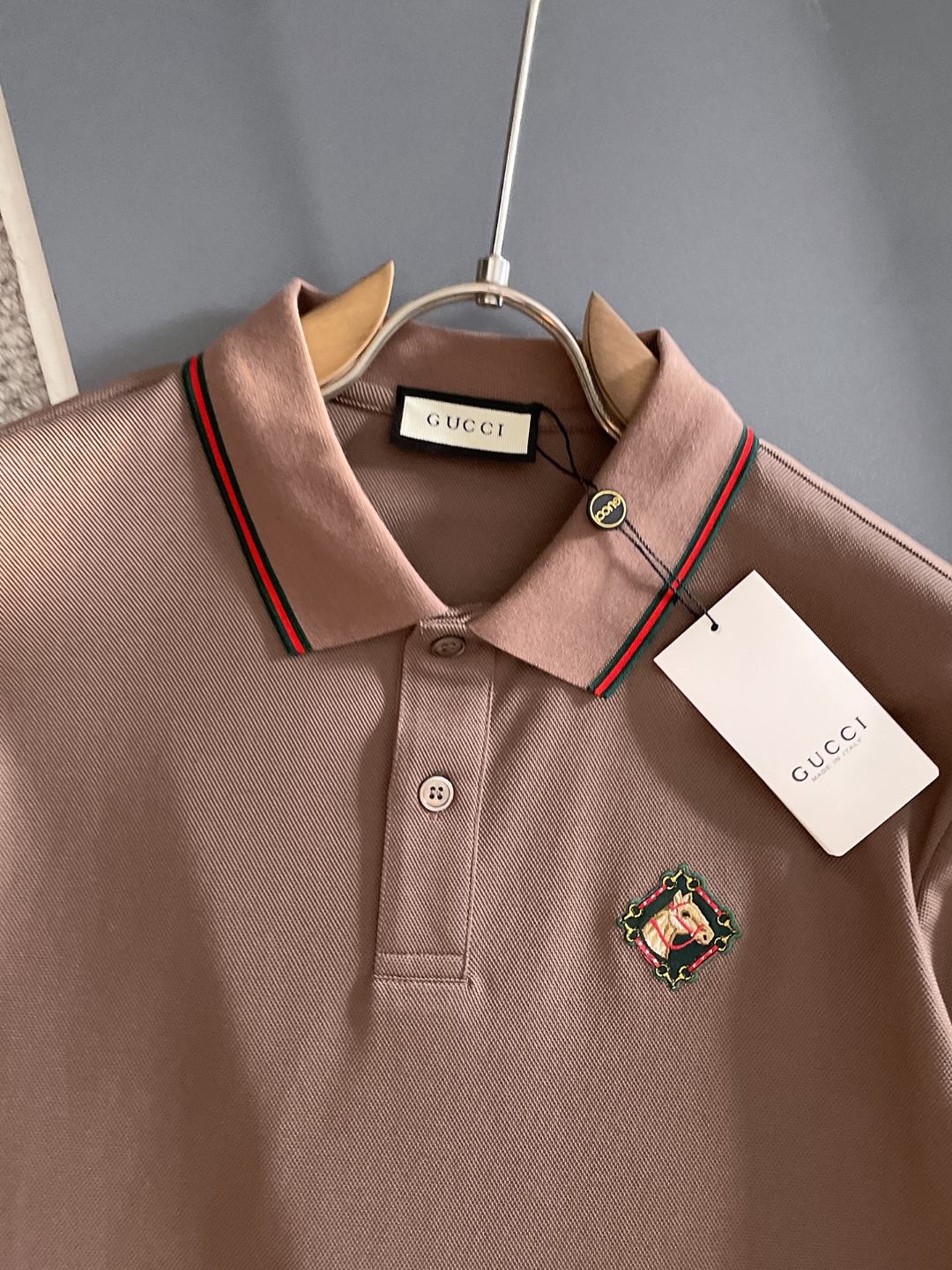 Gucci古奇2026ss夏季新款刺绣logo男士翻领Polo衫！经典商务男款，高端男装的天花板级别的商