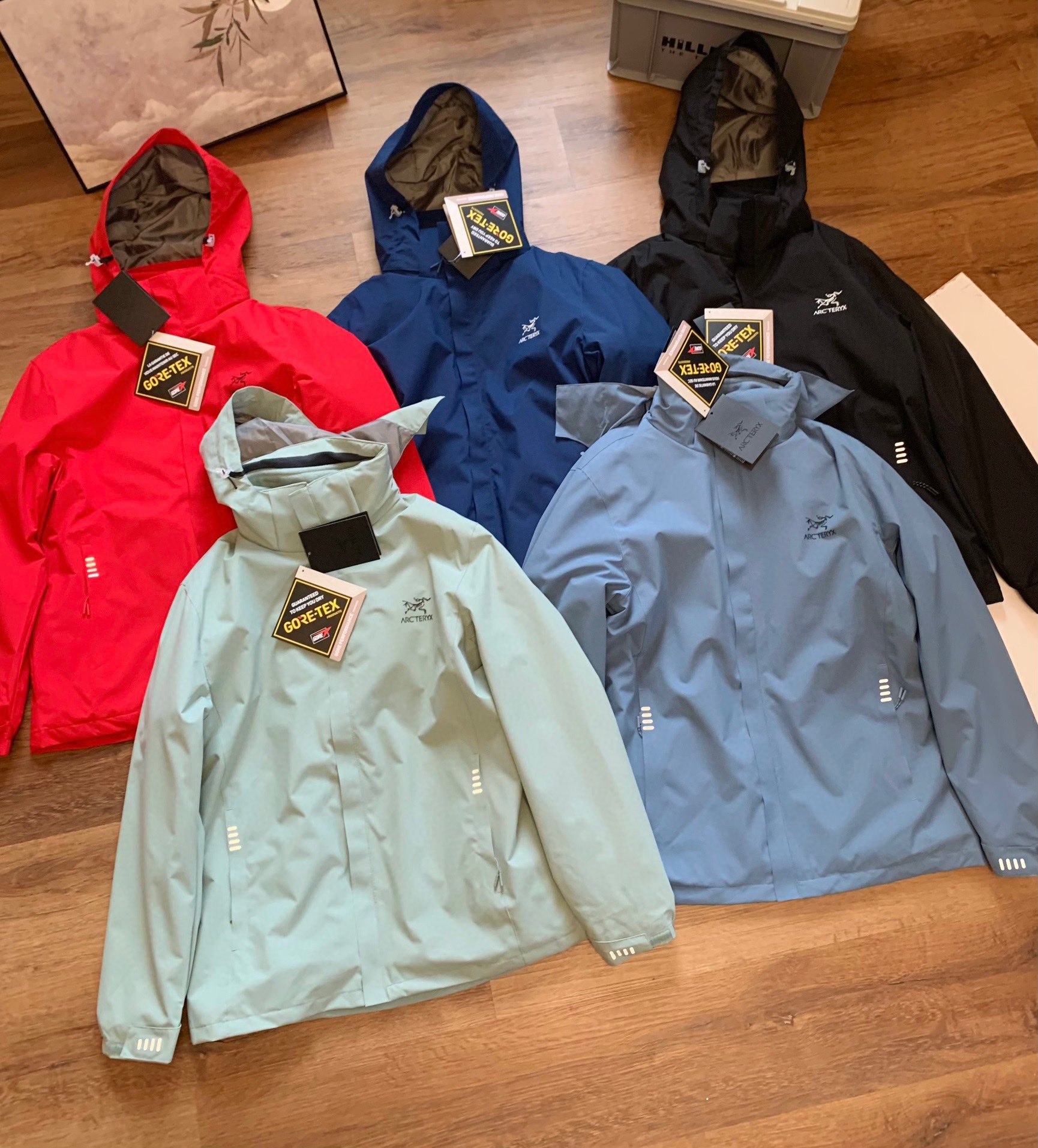 Top nepontwerper
 Arcteryx Kleding Jas &Jassen Zwart Blauw Groen Rood Unisex Polyester Silicagel Wintercollectie Fashion Casual