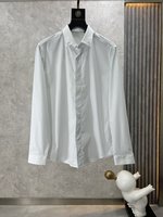 Dior Clothing Shirts & Blouses Men Cotton Fall Collection Long Sleeve