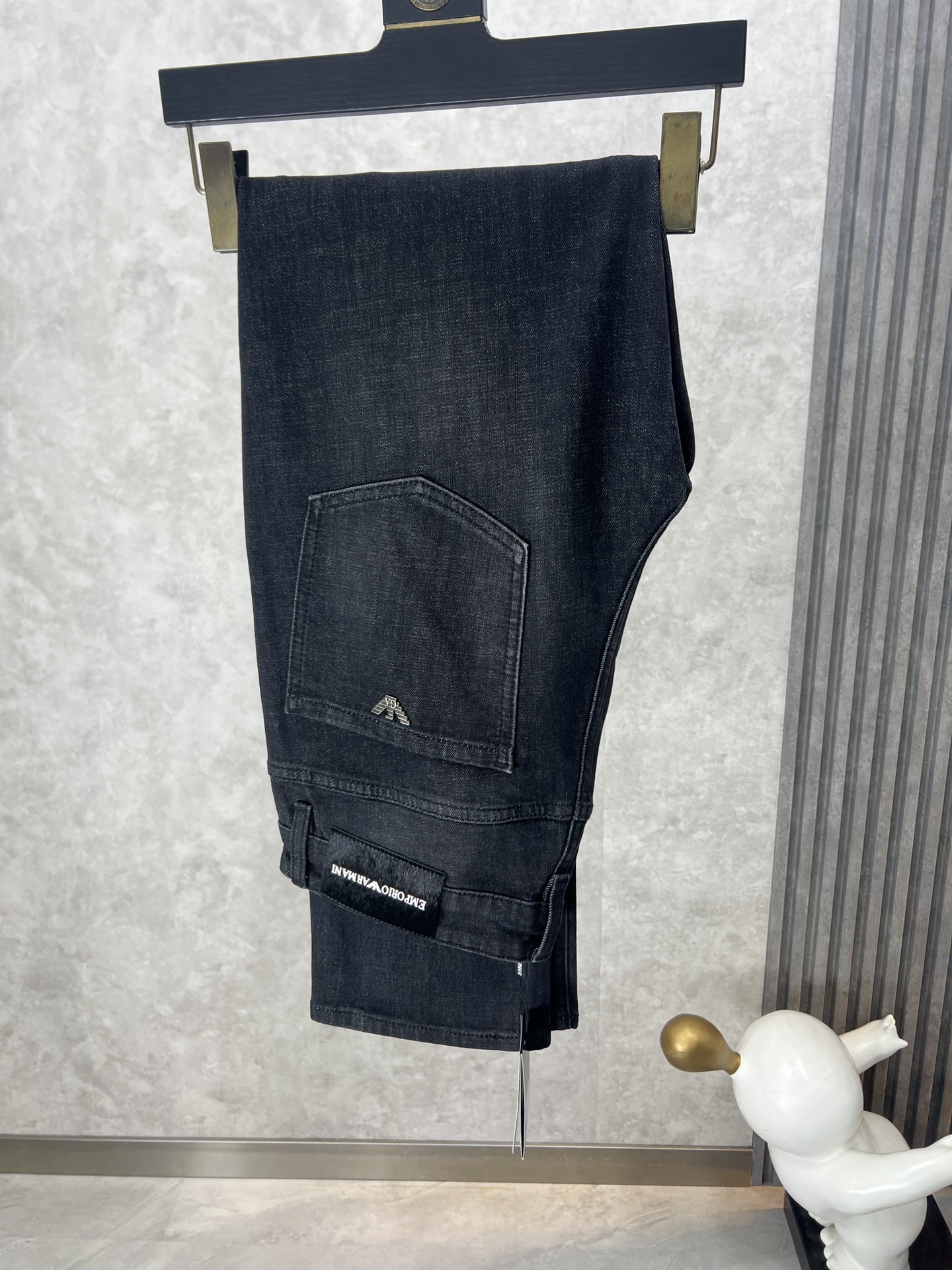 Armani阿玛尼高端定制24原单牛仔裤柜台同步发售原版定制复刻客供五金辅料原单品质进口牛仔面料重工洗水
