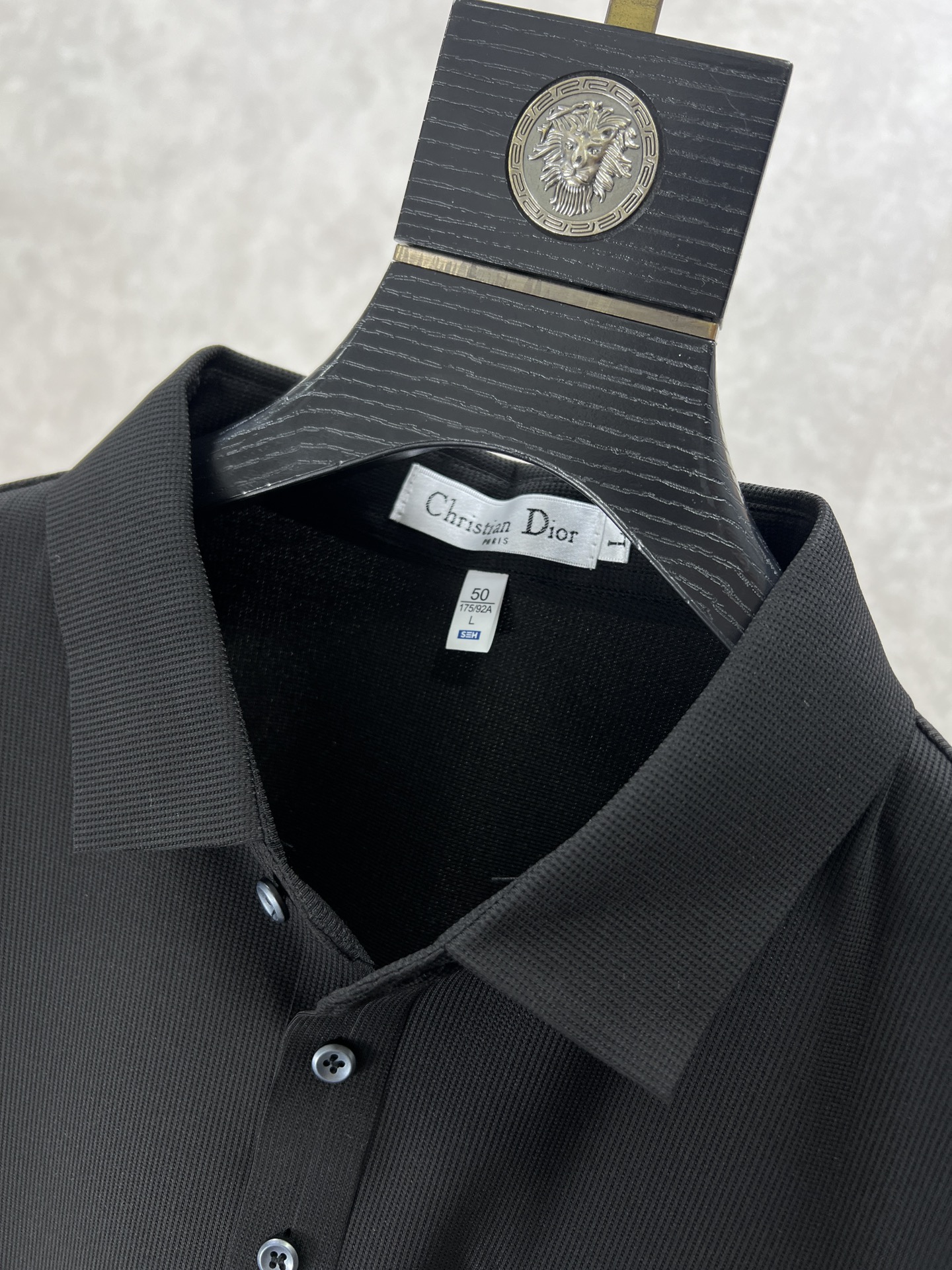 Dior迪奥2024Ss春夏新款翻领短袖Polo衫T恤专柜同步在售定制珠地棉面料舒适透气前胸logo图案