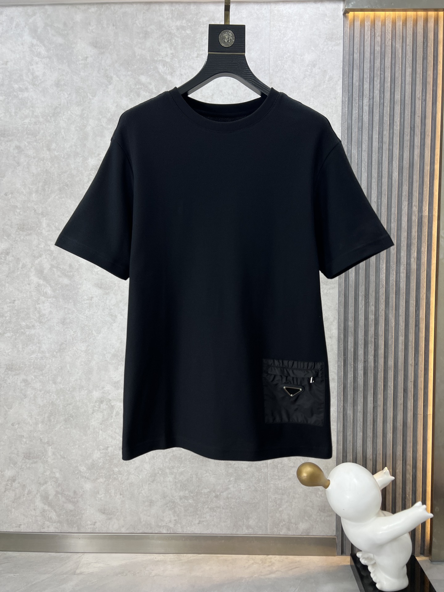 Replcia goedkoop uit China
 Prada Kleding T-Shirt Mannen Katoen Fashion Korte mouw