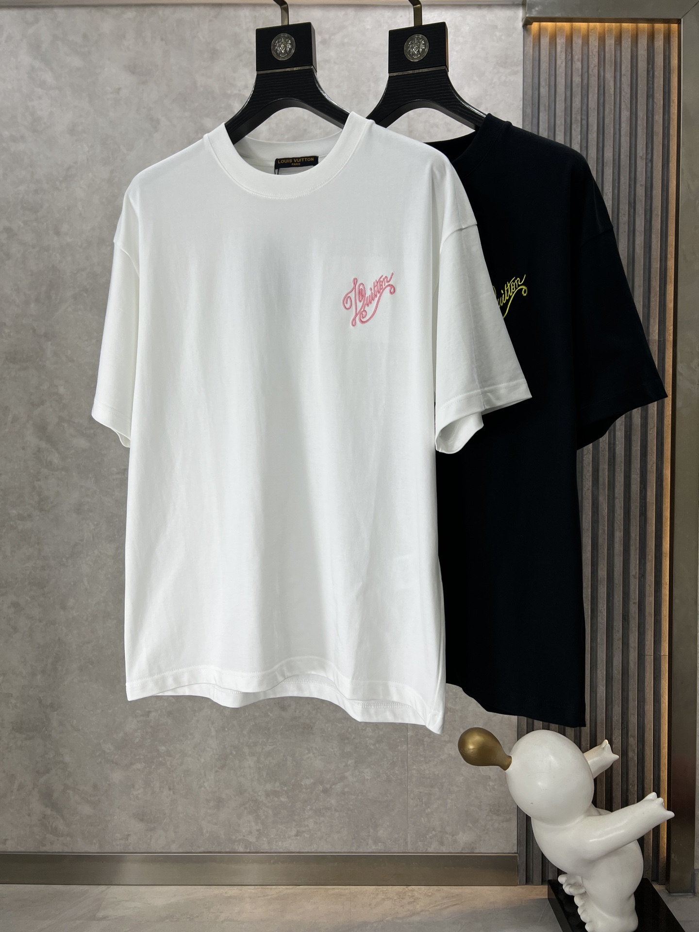 v24ss字母T恤双纱32支240克-专柜同步市面最高版本原版开发定织面料工艺洗水处理厚实感十足质感区别