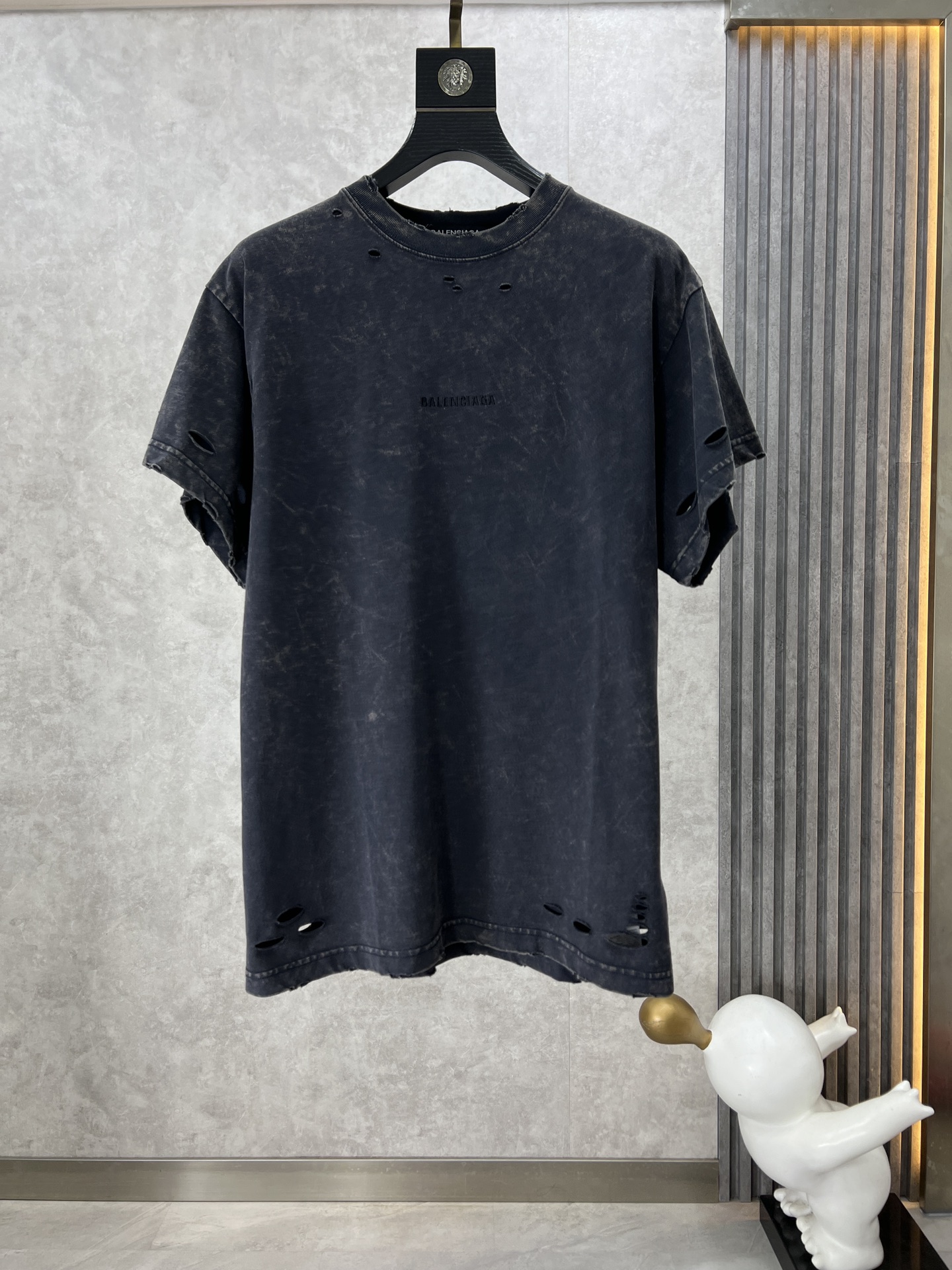 Balenciaga巴黎世家24ss字母T恤双纱32支240克-专柜同步市面最高版本原版开发定织面料工艺