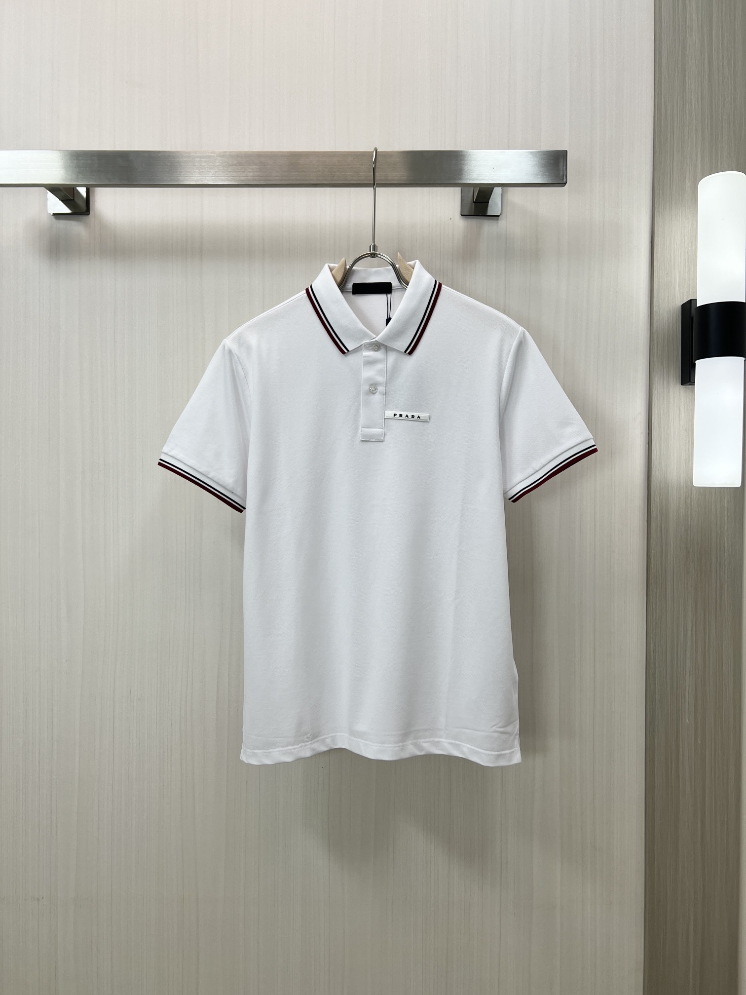 Prada Clothing Polo Men Cotton Summer Collection Fashion