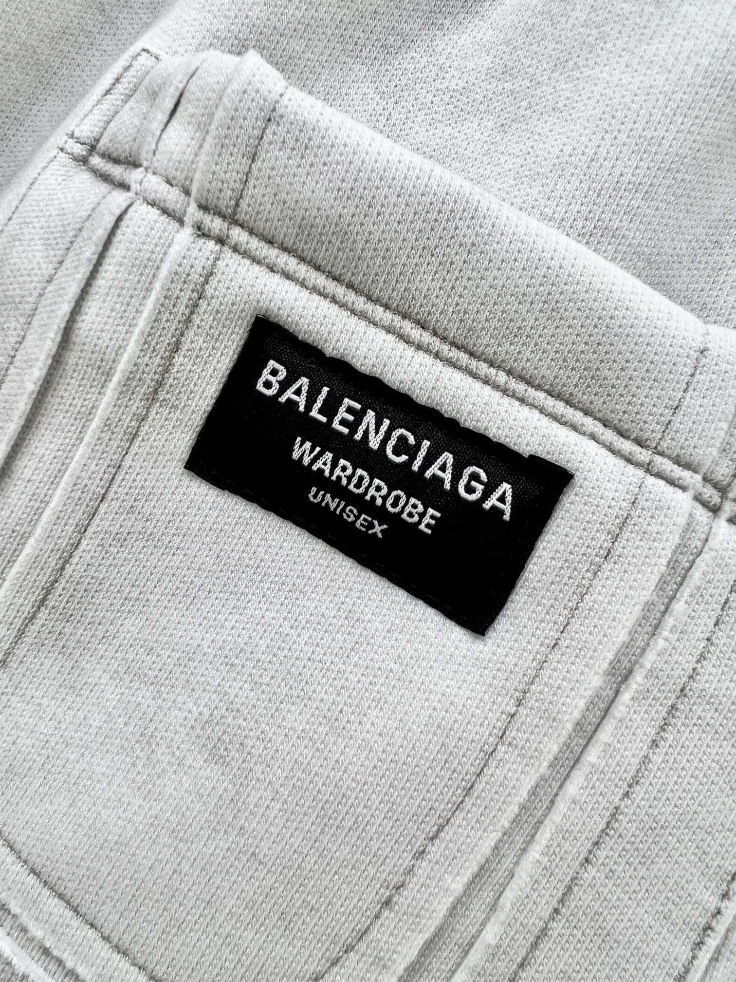 BALENCIAGA巴黎世家高端品质24ss秋冬新款男士时尚休闲裤高品质定制原版面料高品质定制五金配件皮