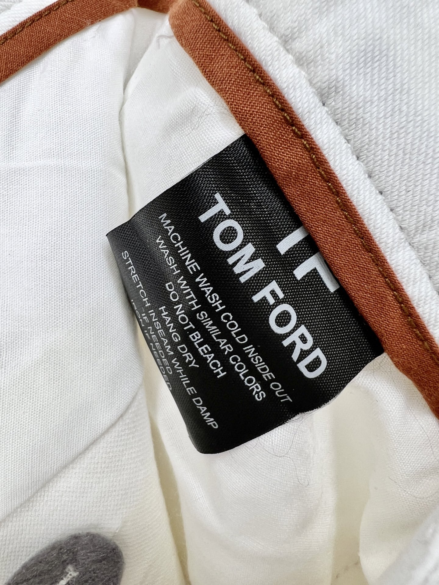 High-Quality Tom Ford Men’s Fashion Pants with Custom Fabric and Hardware, Size 30-38 - 图片 6