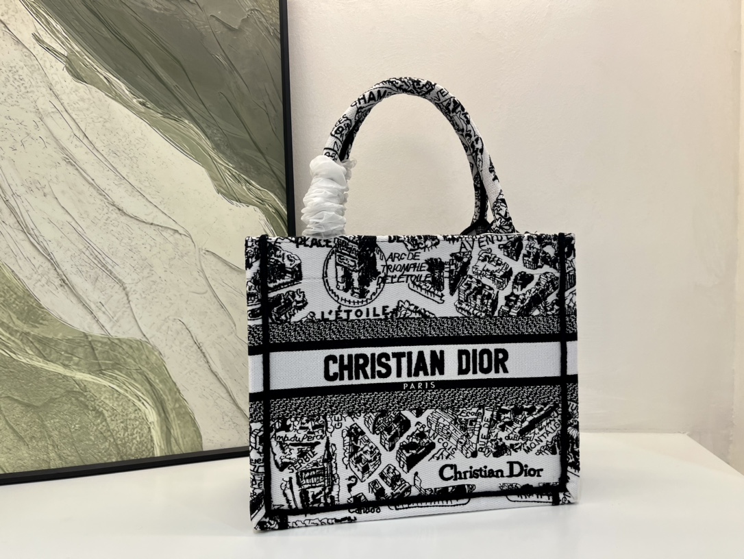 巴黎地图小号Book Tote 手袋由 Dior 女装创意总监玛丽亚·嘉茜娅·蔻丽 (Maria Gra