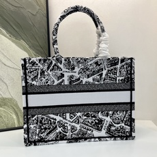 巴黎地图中号Book Tote 手袋由 Dior 女装创意总监玛丽亚·嘉茜娅·蔻丽 (Maria Gra 巴黎地图中号Book Tote 手袋由 Dior 女装创意总监玛丽亚·嘉茜娅·蔻丽 (Maria Gra