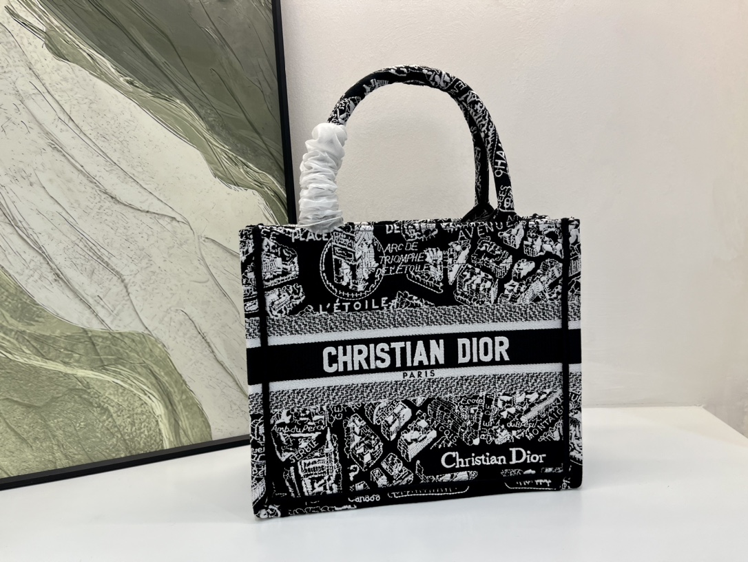 巴黎地图小号Book Tote 手袋由 Dior 女装创意总监玛丽亚·嘉茜娅·蔻丽 (Maria Gra