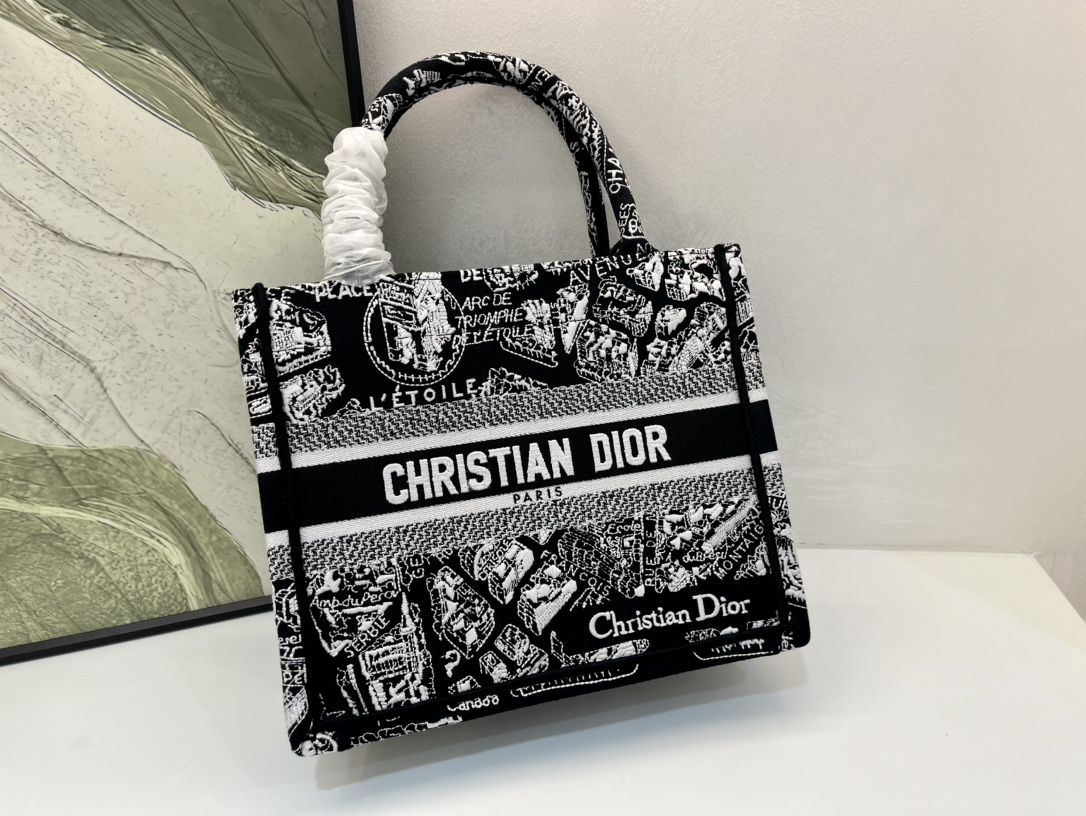 巴黎地图小号Book Tote 手袋由 Dior 女装创意总监玛丽亚·嘉茜娅·蔻丽 (Maria Gra