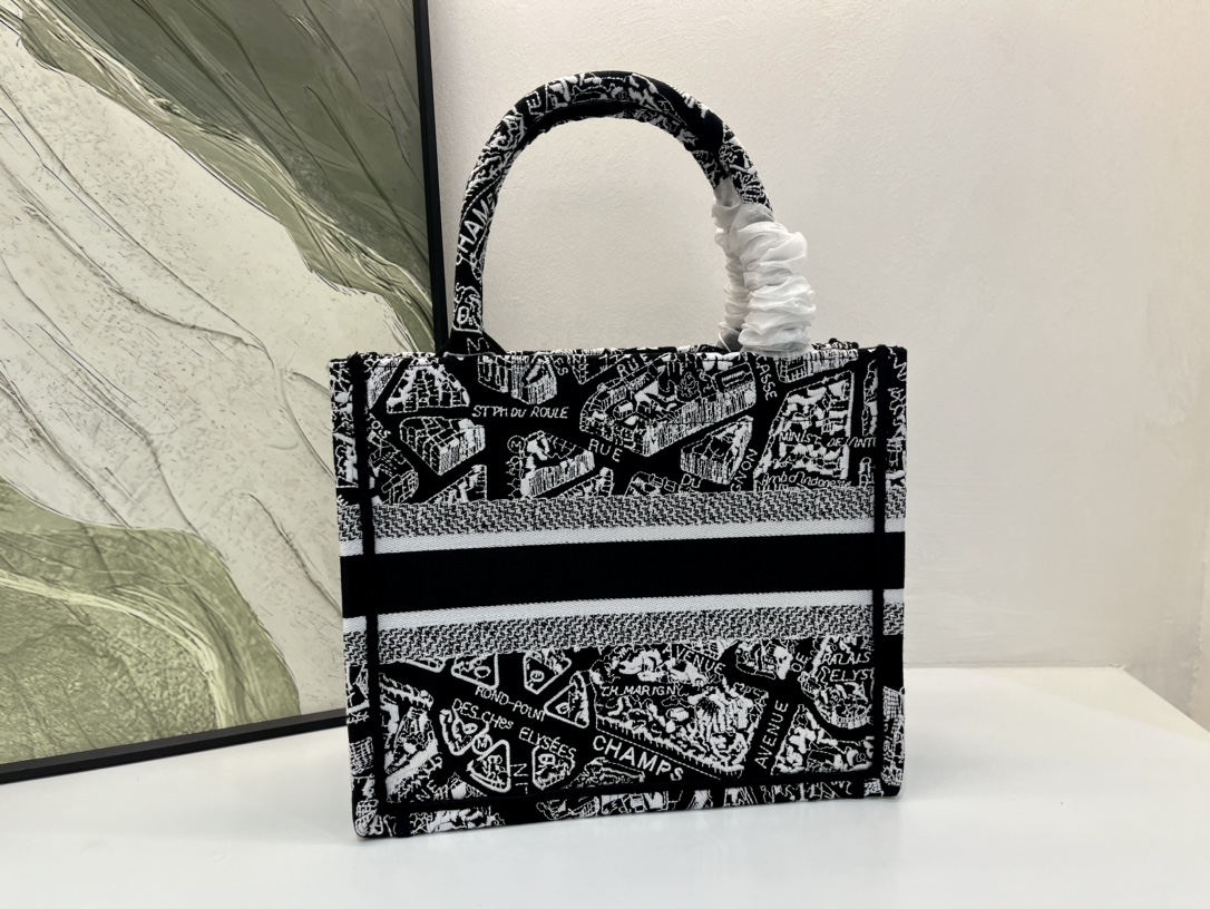 巴黎地图小号Book Tote 手袋由 Dior 女装创意总监玛丽亚·嘉茜娅·蔻丽 (Maria Gra