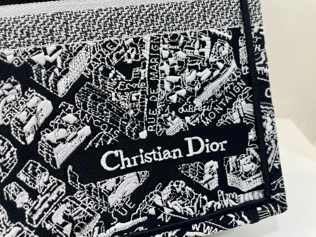 巴黎地图大号Book Tote 手袋由 Dior 女装创意总监玛丽亚·嘉茜娅·蔻丽 (Maria Gra