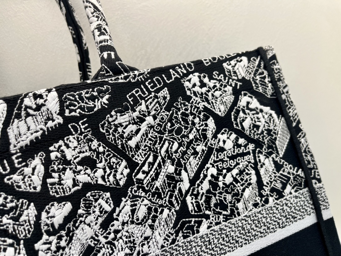 巴黎地图大号Book Tote 手袋由 Dior 女装创意总监玛丽亚·嘉茜娅·蔻丽 (Maria Gra