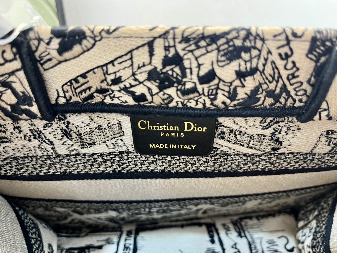 巴黎地图小号Book Tote 手袋由 Dior 女装创意总监玛丽亚·嘉茜娅·蔻丽 (Maria Gra