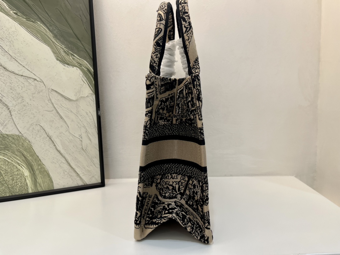 巴黎地图小号Book Tote 手袋由 Dior 女装创意总监玛丽亚·嘉茜娅·蔻丽 (Maria Gra