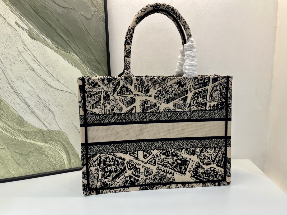 巴黎地图中号Book Tote 手袋由 Dior 女装创意总监玛丽亚·嘉茜娅·蔻丽 (Maria Gra 巴黎地图中号Book Tote 手袋由 Dior 女装创意总监玛丽亚·嘉茜娅·蔻丽 (Maria Gra