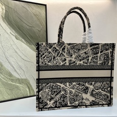 巴黎地图大号Book Tote 手袋由 Dior 女装创意总监玛丽亚·嘉茜娅·蔻丽 (Maria Gra 巴黎地图大号Book Tote 手袋由 Dior 女装创意总监玛丽亚·嘉茜娅·蔻丽 (Maria Gra