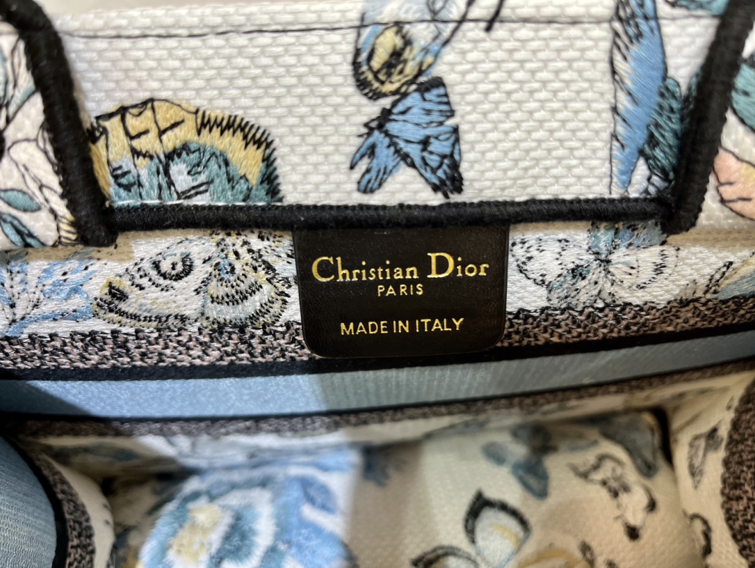 织带蝴蝶小号Book Tote 手袋由 Dior 女装创意总监玛丽亚·嘉茜娅·蔻丽 (Maria Gra