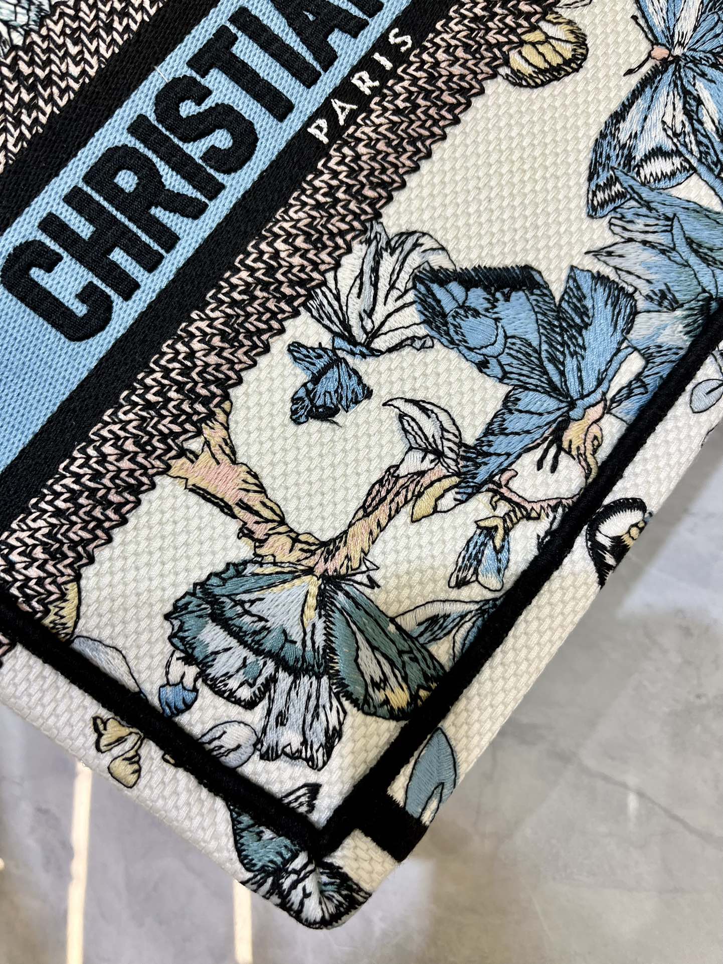 织带蝴蝶小号Book Tote 手袋由 Dior 女装创意总监玛丽亚·嘉茜娅·蔻丽 (Maria Gra