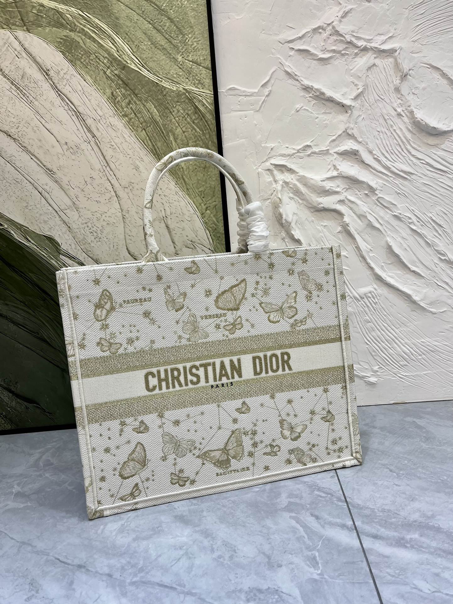 蝴蝶大号Book Tote 手袋由 Dior 女装创意总监玛丽亚·嘉茜娅·蔻丽 (Maria Grazi 蝴蝶大号Book Tote 手袋由 Dior 女装创意总监玛丽亚·嘉茜娅·蔻丽 (Maria Grazi