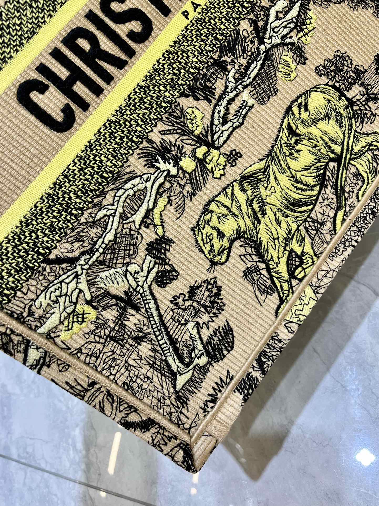老虎系列Book Tote 手袋由 Dior 女装创意总监玛丽亚·嘉茜娅·蔻丽 (Maria Grazi