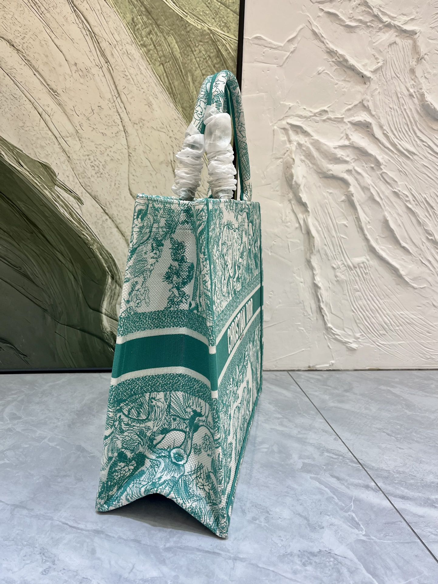 老虎系列Book Tote 手袋由 Dior 女装创意总监玛丽亚·嘉茜娅·蔻丽 (Maria Grazi